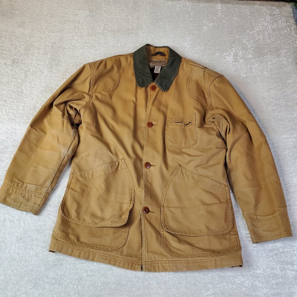 L.L. Bean Original Field Coat Flannel Lining Size M